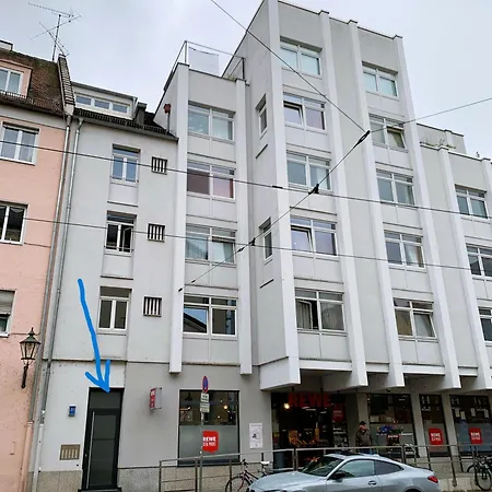 Neu Mozarthaus Center Netflix Arbeitsplatz Apartment Augsburg Exterior photo