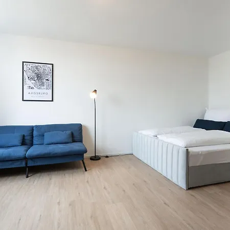 Neu Mozarthaus Center Netflix Arbeitsplatz Apartment Augsburg Exterior photo