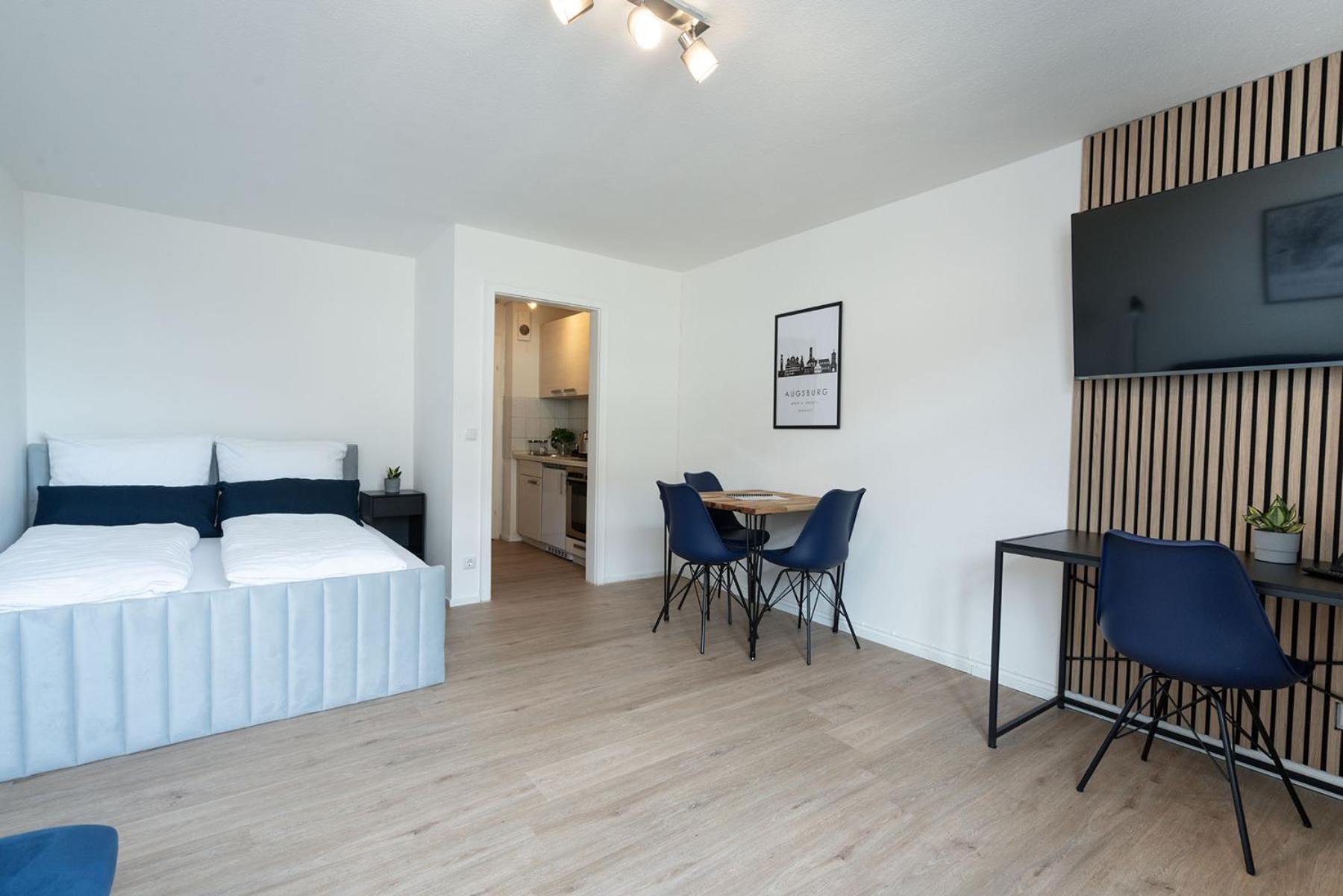 Apartment Neu Mozarthaus Center Netflix Arbeitsplatz Augsburg